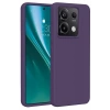 Mey İthalat®   Redmi Note 13 Pro 4G Kılıf First Silikon - Mor