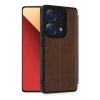 Mey İthalat®   Redmi Note 13 Pro 4G Kılıf Flip Cover - Taba