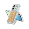 Mey İthalat®   Redmi Note 13 Pro 4G Kılıf Kart Şeffaf Silikon - Şeffaf