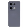 Mey İthalat®   Redmi Note 13 Pro 4G Kılıf Nano içi Kadife Silikon - Gri