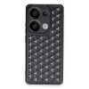 Mey İthalat®   Redmi Note 13 Pro 4G Kılıf Petek Silikon Kapak - Siyah