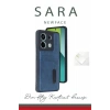 Mey İthalat®   Redmi Note 13 Pro 4G Kılıf Sara Kartvizitli Deri Kılıf - Lacivert