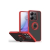 Mey İthalat®   Redmi Note 13 Pro 4G Montreal Yüzüklü Silikon Kapak - Kırmızı