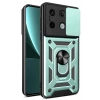Mey İthalat®   Redmi Note 13 Pro 4G Pars Lens Yüzüklü Silikon - Yeşil