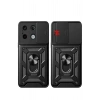 Mey İthalat®   Redmi Note 13 Pro 4G Pars Lens Yüzüklü Silikon - Yeşil
