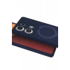 Mey İthalat®   Redmi Note 13 Pro 4G Regal Magsafe Standlı Kapak - Lacivert
