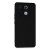 Mey İthalat®   Redmi Note 13 Pro 5G Kılıf Nano içi Kadife Silikon - Siyah