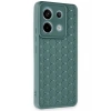 Mey İthalat®   Redmi Note 13 Pro 5G Kılıf Petek Silikon Kapak - Koyu Yeşil