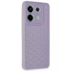 Mey İthalat®   Redmi Note 13 Pro 5G Kılıf Petek Silikon Kapak - Lila