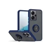Mey İthalat®   Redmi Note 13 Pro Plus Kılıf Montreal Yüzüklü Silikon Kapak - Lacivert