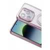Mey İthalat®   Redmi Note 14 4G Joke Simli Magneticsafe Kılıf - Pembe