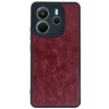 Mey İthalat®   Redmi Note 14 4G Kılıf Aras Deri Kapak - Bordo