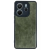 Mey İthalat®   Redmi Note 14 4G Kılıf Aras Deri Kapak - Koyu Yeşil