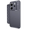 Mey İthalat®   Redmi Note 14 4G Kılıf Auto Focus Karbon Kapak - Lacivert