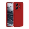 Mey İthalat®   Redmi Note 14 4G Kılıf First Silikon - Kırmızı