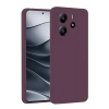 Mey İthalat®   Redmi Note 14 4G Kılıf First Silikon - Mürdüm