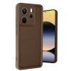 Mey İthalat®   Redmi Note 14 4G Kılıf Viera Silikon - Kahverengi