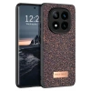Mey İthalat®   Redmi Note 14 Pro 4G Bright Simli Kapak - Derin Mor