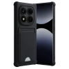 Mey İthalat®   Redmi Note 14 Pro 4G Kelvin Kartvizitli Silikon - Siyah