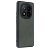 Mey İthalat®   Redmi Note 14 Pro 4G Kılıf Aras Deri Kapak - Koyu Yeşil
