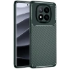 Mey İthalat®   Redmi Note 14 Pro 4G Kılıf Auto Focus Karbon Kapak - Koyu Yeşil