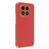 Mey İthalat®   Redmi Note 14 Pro 4G Kılıf Volet Silikon - Kırmızı