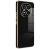 Mey İthalat®   Redmi Note 14 Pro 4G Kılıf Volet Silikon - Siyah