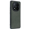 Mey İthalat®   Redmi Note 14 Pro 5G Kılıf Aras Deri Kapak - Koyu Yeşil