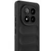 Mey İthalat®   Redmi Note 14 Pro 5G Kılıf Optimum Silikon - Siyah