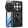 Mey İthalat®   Redmi Note 14 Pro 5G Kılıf Pars Lens Yüzüklü Silikon - Siyah