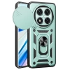 Mey İthalat®   Redmi Note 14 Pro 5G Kılıf Pars Lens Yüzüklü Silikon - Yeşil