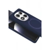 Mey İthalat®   Redmi Note 14 Pro 5G Regal Magsafe Standlı Kapak - Lacivert