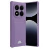 Mey İthalat®   Redmi Note 14 Pro Plus Kelvin Kartvizitli Silikon - Lila