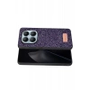 Mey İthalat®   Redmi Note 15 4G Bright Simli Kapak - Derin Mor