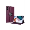 Mey İthalat®   Redmi Pad SE 4G Kılıf 360 Tablet Deri Kılıf - Mürdüm