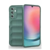 Mey İthalat®  Samsung A36 Kılıf Optimum Silikon - Koyu Yeşil