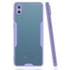 Mey İthalat®  Samsung Galaxy A02 Kılıf Platin Silikon - Lila
