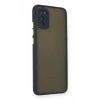 Mey İthalat®  Samsung Galaxy A03S Kılıf Montreal Silikon Kapak - Lacivert