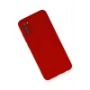 Mey İthalat®  Samsung Galaxy A03S Kılıf Nano içi Kadife Silikon - Kırmızı