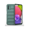 Mey İthalat®  Samsung Galaxy A03S Kılıf Optimum Silikon - Koyu Yeşil