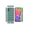 Mey İthalat®  Samsung Galaxy A03S Kılıf Optimum Silikon - Koyu Yeşil