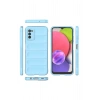 Mey İthalat®  Samsung Galaxy A03S Kılıf Optimum Silikon - Sky Blue