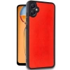 Mey İthalat®  Samsung Galaxy A05 Kılıf Aras Deri Kapak - Kırmızı