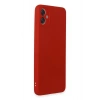 Mey İthalat®  Samsung Galaxy A05 Kılıf First Silikon - Kırmızı