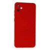 Mey İthalat®  Samsung Galaxy A05 Kılıf Nano içi Kadife Silikon - Kırmızı