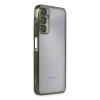 Mey İthalat®  Samsung Galaxy A05S Kılıf  Lensli Silikon - Yeşil