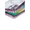 Mey İthalat®  Samsung Galaxy A06 Joke Simli Magneticsafe Kılıf - Derin Mor