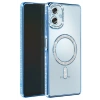 Mey İthalat®  Samsung Galaxy A06 Joke Simli Magneticsafe Kılıf - Mavi