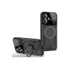 Mey İthalat®  Samsung Galaxy A06 Kılıf Joy Lens Standlı Kapak - Siyah