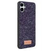 Mey İthalat®  Samsung Galaxy A07 4G Bright Simli Kapak - Derin Mor